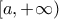 \displaystyle{[a,+\infty)} \displaystyle{[a,+\infty)}