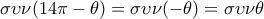 \sigma \upsilon \nu(14 \pi - \theta)=\sigma \upsilon \nu(-\theta)=\sigma \upsilon \nu \theta \sigma \upsilon \nu(14 \pi - \theta)=\sigma \upsilon \nu(-\theta)=\sigma \upsilon \nu \theta