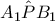 \displaystyle{\hat{A_1PB_1}} \displaystyle{\hat{A_1PB_1}}