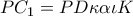 PC_1 = PD\kappa \alpha \iota K PC_1 = PD\kappa \alpha \iota K