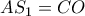 AS_1=CO AS_1=CO