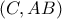 \displaystyle \left( {C,AB} \right)