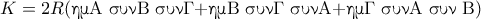 K= 2R(\textnormal{\gr ημΑ συνΒ συνΓ+ημΒ συνΓ συνΑ+ημΓ συνΑ συν Β}) K= 2R(\textnormal{\gr ημΑ συνΒ συνΓ+ημΒ συνΓ συνΑ+ημΓ συνΑ συν Β})