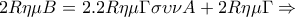 \displaystyle{2R\eta \mu B=2.2R\eta \mu \Gamma \sigma \upsilon \nu A +2R\eta \mu \Gamma \Rightarrow} \displaystyle{2R\eta \mu B=2.2R\eta \mu \Gamma \sigma \upsilon \nu A +2R\eta \mu \Gamma \Rightarrow}
