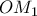 \displaystyle{OM_1} \displaystyle{OM_1}