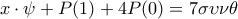 x\cdot \psi +P(1)+4P(0)=7\sigma \upsilon \nu \theta x\cdot \psi +P(1)+4P(0)=7\sigma \upsilon \nu \theta