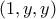 (1,y,y)