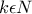 k\epsilon N