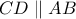 CD\parallel  AB