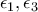 \epsilon_1, \epsilon_3