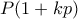  P(1+kp)