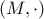 \displaystyle{ \left(M,  \cdot \right)}