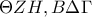 \Theta ZH,B\Delta \Gamma