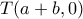T(a+b,0) T(a+b,0)