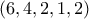 (6,4,2,1,2) (6,4,2,1,2)