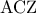 \textrm{ACZ}