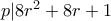 p|8r^2+8r+1