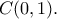 C(0,1).