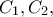 C_1 ,C_2 , C_1 ,C_2 ,