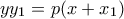 yy_1=p(x+x_1)