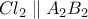 Cl_2\parallel A_2B_2