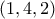 (1,4,2)