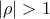 | \rho|>1