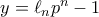 y = \ell_n p^n-1