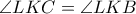 \angle LKC = \angle LKB