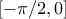 [-\pi/2,0]