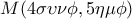 \displaystyle{M(4\sigma \upsilon \nu \phi , 5\eta \mu \phi)}