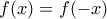f(x)=f(-x)