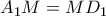 A_1M= MD_1
