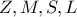 Z,M,S,L