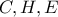 C,H,E
