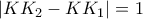 |KK_2-KK_1|=1