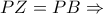 PZ = PB\Rightarrow