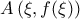 A\left( {\xi ,f(\xi )} \right)