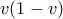 v(1-v)