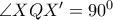 \angle XQX{'} = 90^0