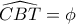 \widehat{CBT}=\phi