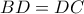 BD = DC