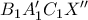 B_{1}A'_{1}C_{1}X''
