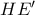 HE&rsquo;