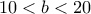  10<b<20