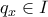 q_x \in I