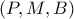 (P,M,B)