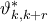 \vartheta_{k,k+r}^{\ast} 