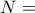 N=