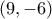 (9,-6)